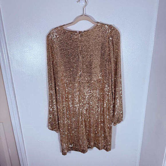 NEW Lilly Pulitzer Reagan Long Sleeve Sequin Mini Dress - Picture 9 of 9